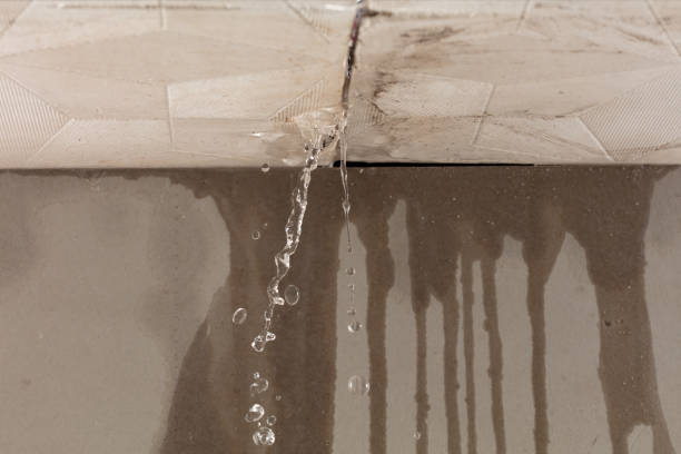 Professional Flood Damage Cleanup technician working in Hunter, ND